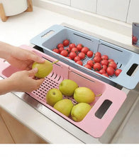 Plastic Adjustable Sink Drain Basket