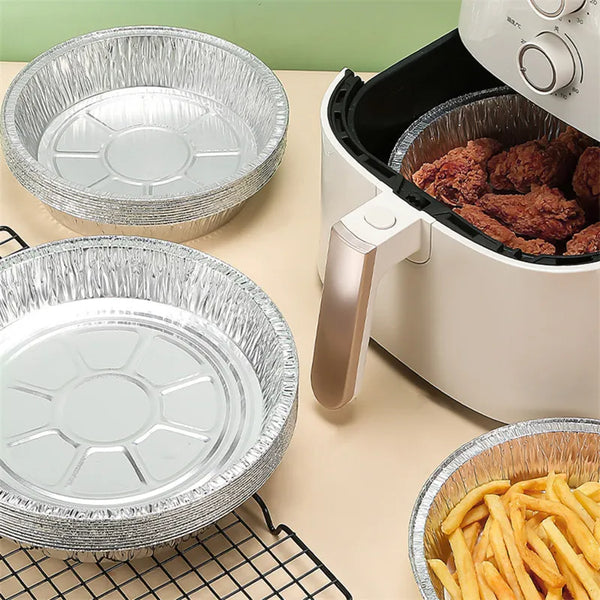 Aluminum AirFryer Foil Pans (Pack Of 10)