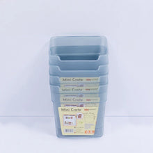 Pack Of 4 Plastic Mini Crate