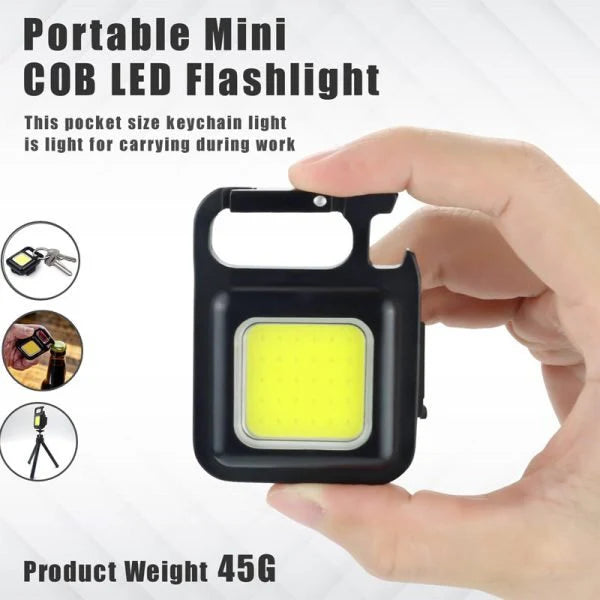 Cob Rechargeable Keychain Light