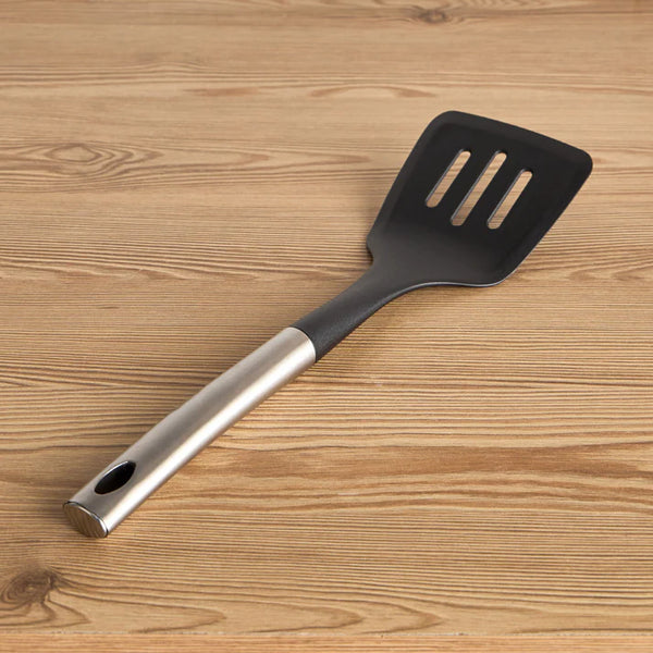 1Pc Plastic Non-stick Slotted Spatula