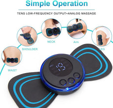 Rechargeable Mini Butterfly Neck Massager