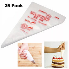 25Pcs Disposable Pastry Icing Bag