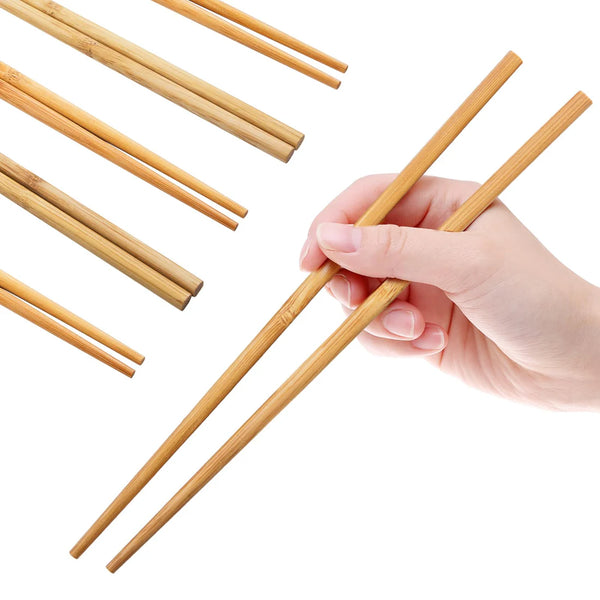 Pack of 5 Pairs - Reusable Chinese Bamboo Chopsticks