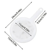 White Nylon Fine-mesh Strainer Spoon