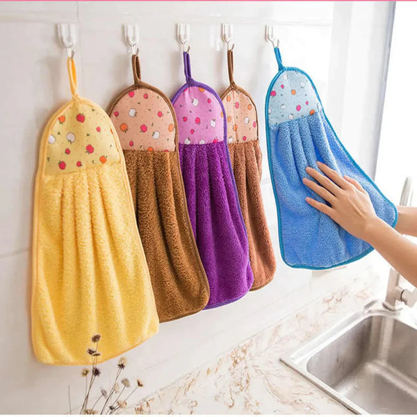 Hanging Soft Hand Wipe Towel - Pack Of 3