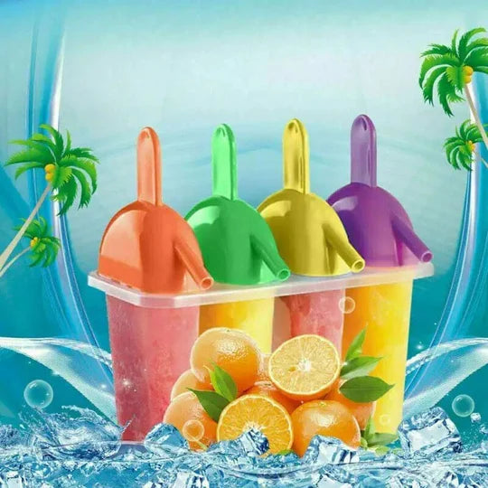 Ice Lolly Maker With Sipper Straw