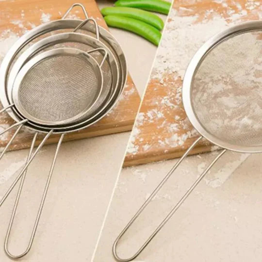 3 Pcs Tea Strainer Set