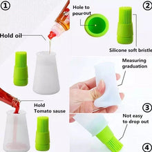 Oil Brush With Squeeze Bottle