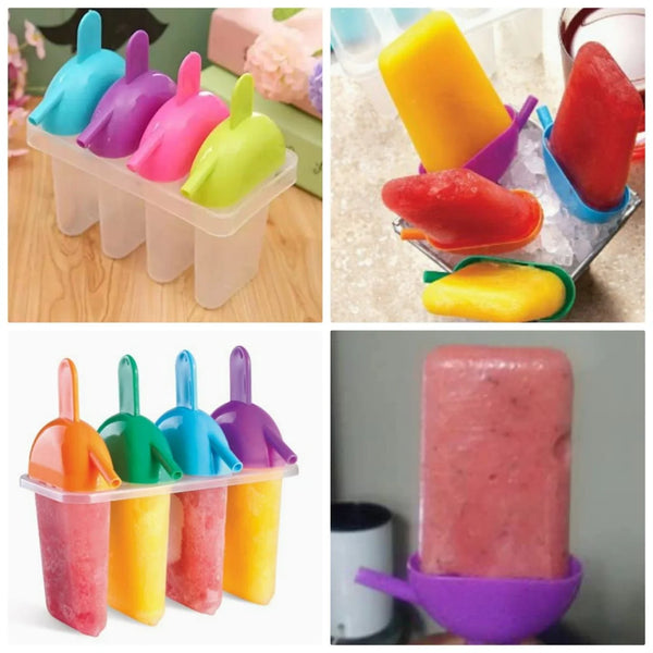 Ice Lolly Maker With Sipper Straw