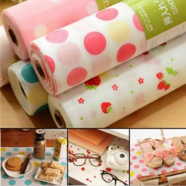 Kitchen Cabinet Sheet Roll Antibacterial Waterproof Cushion Pads