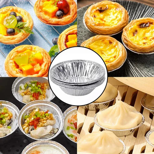 50pcs Aluminium Foil PIE Pans