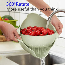 2-in-1 Multifunction Kitchen Colander/Strainer Bowl Set