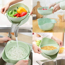 2-in-1 Multifunction Kitchen Colander/Strainer Bowl Set