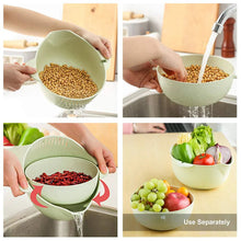 2-in-1 Multifunction Kitchen Colander/Strainer Bowl Set