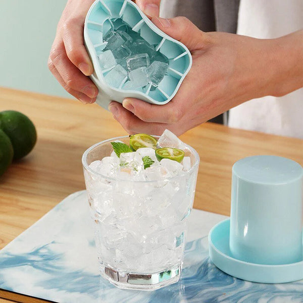 Silicone Ice Cube Maker Ice Bucket Cup Mold