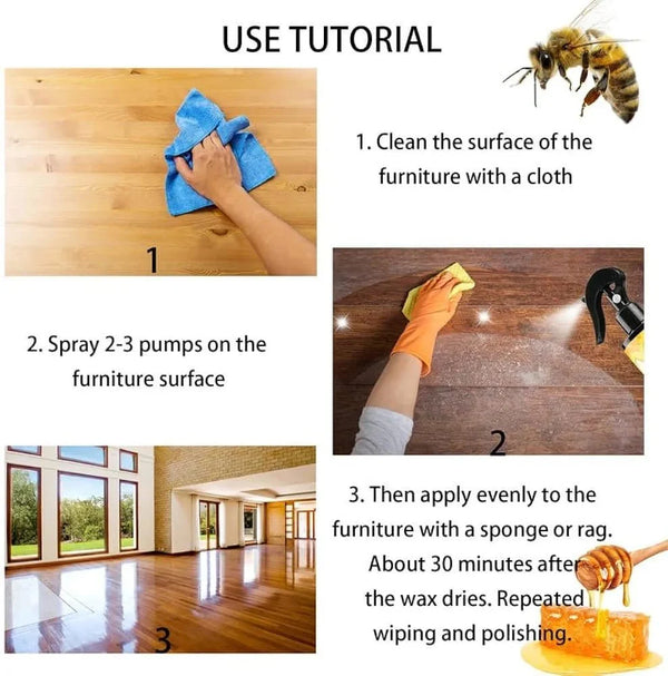 Wood Seasoning Beewax Spray